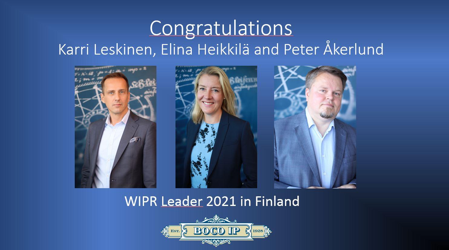 WIPR IP Leaders